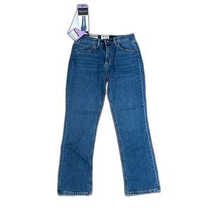 New W TAGS Women's Kirkland Signature Women's High-Rise Straight Leg Jean Size 4